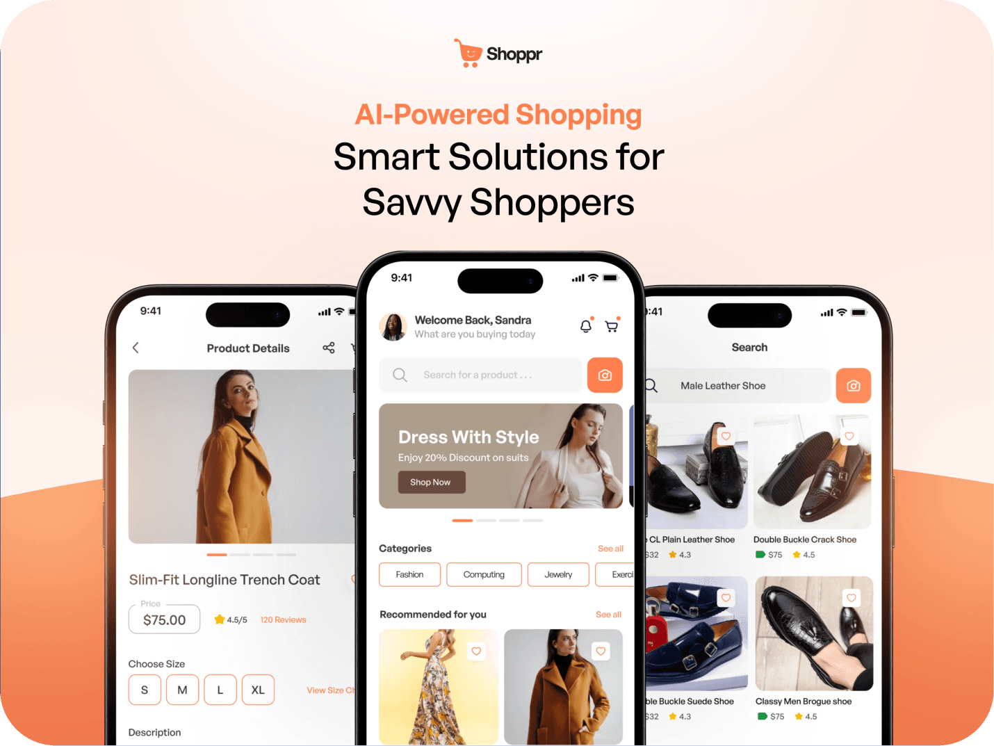 Shoppr - E Commerce Mobile App Design