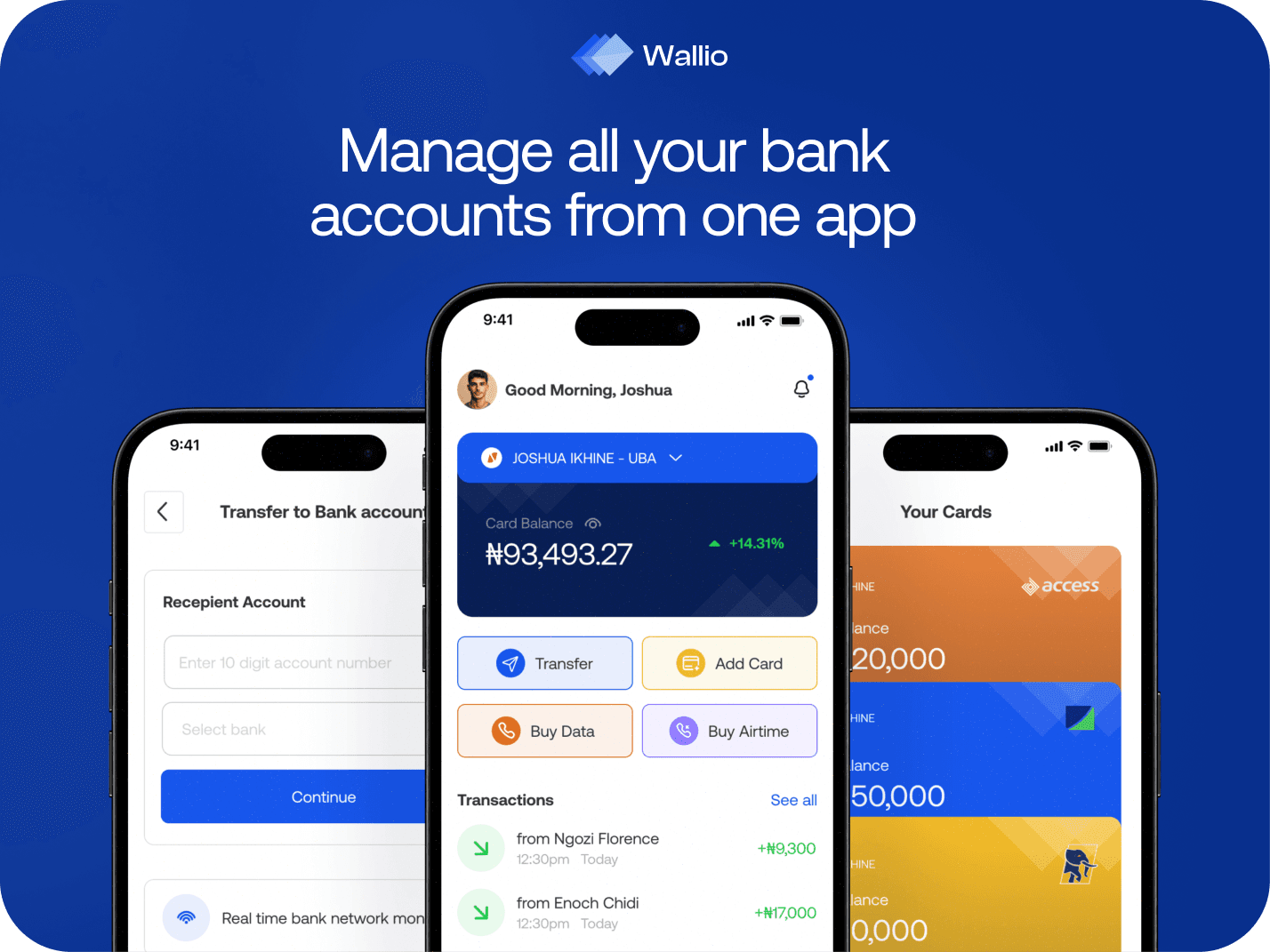 Wallio Mobile App Design