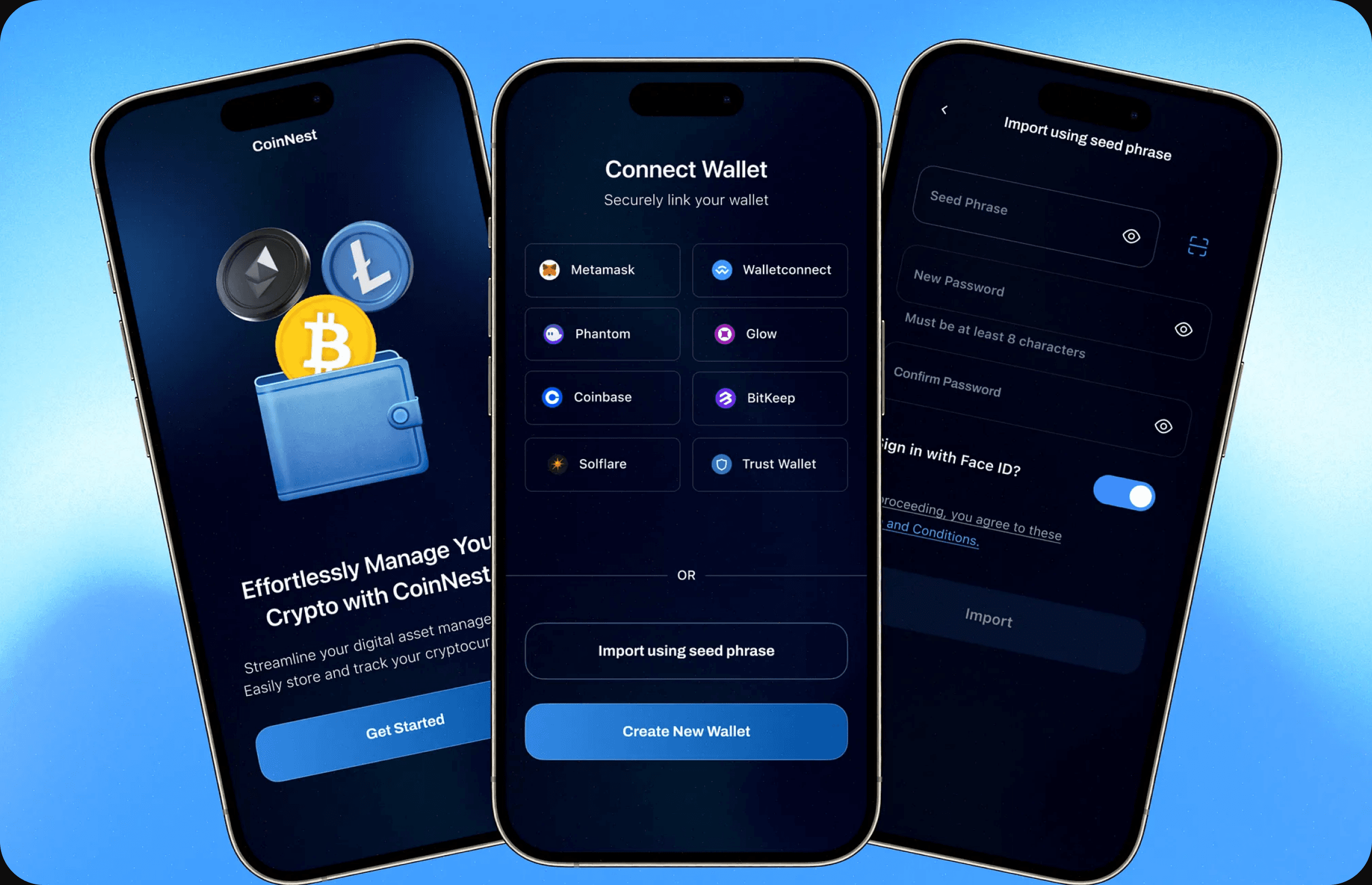 CoinNest - Crypto Wallet