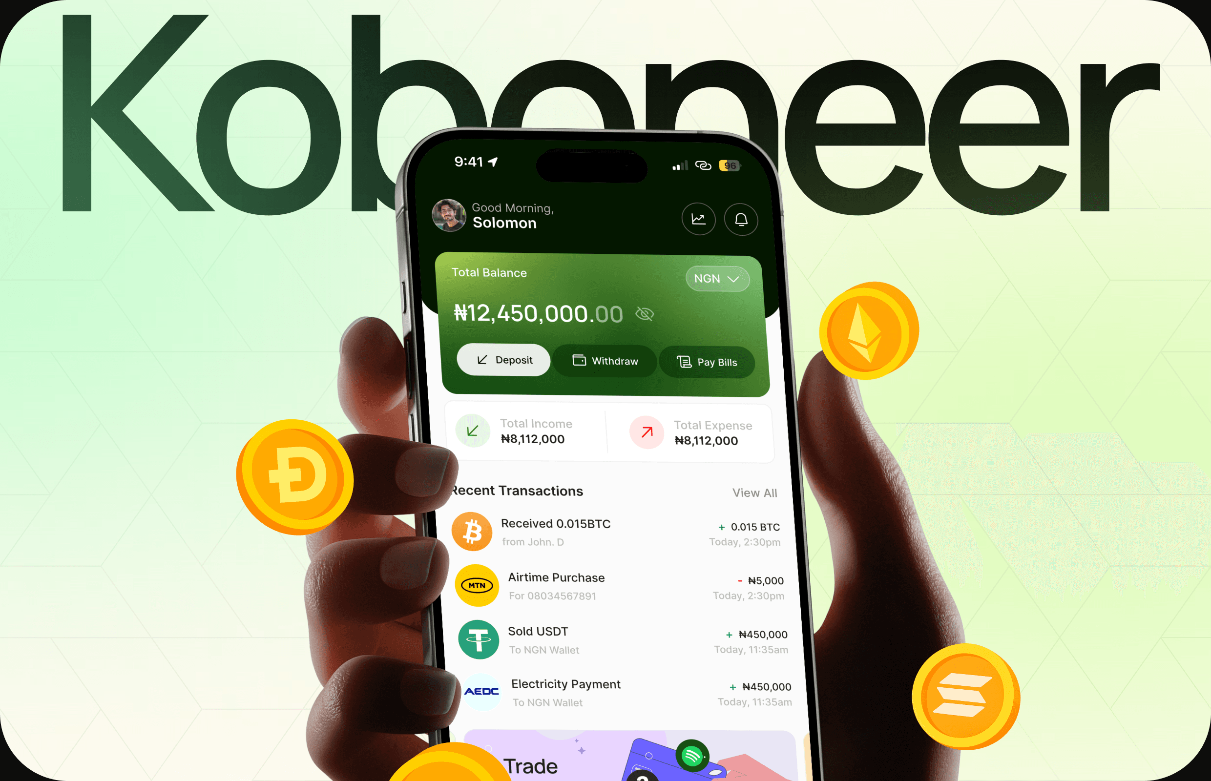 Koboneer — Mobile App Design